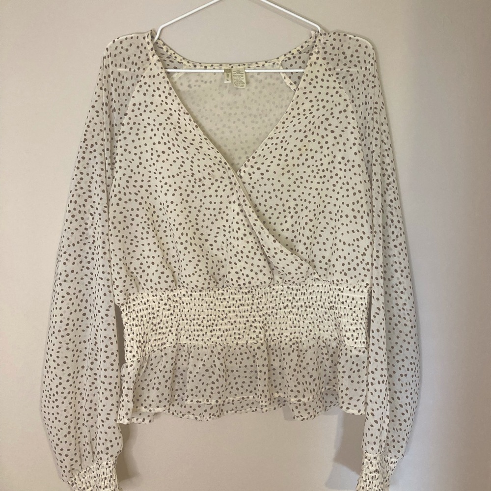 Spotted Print Blouse